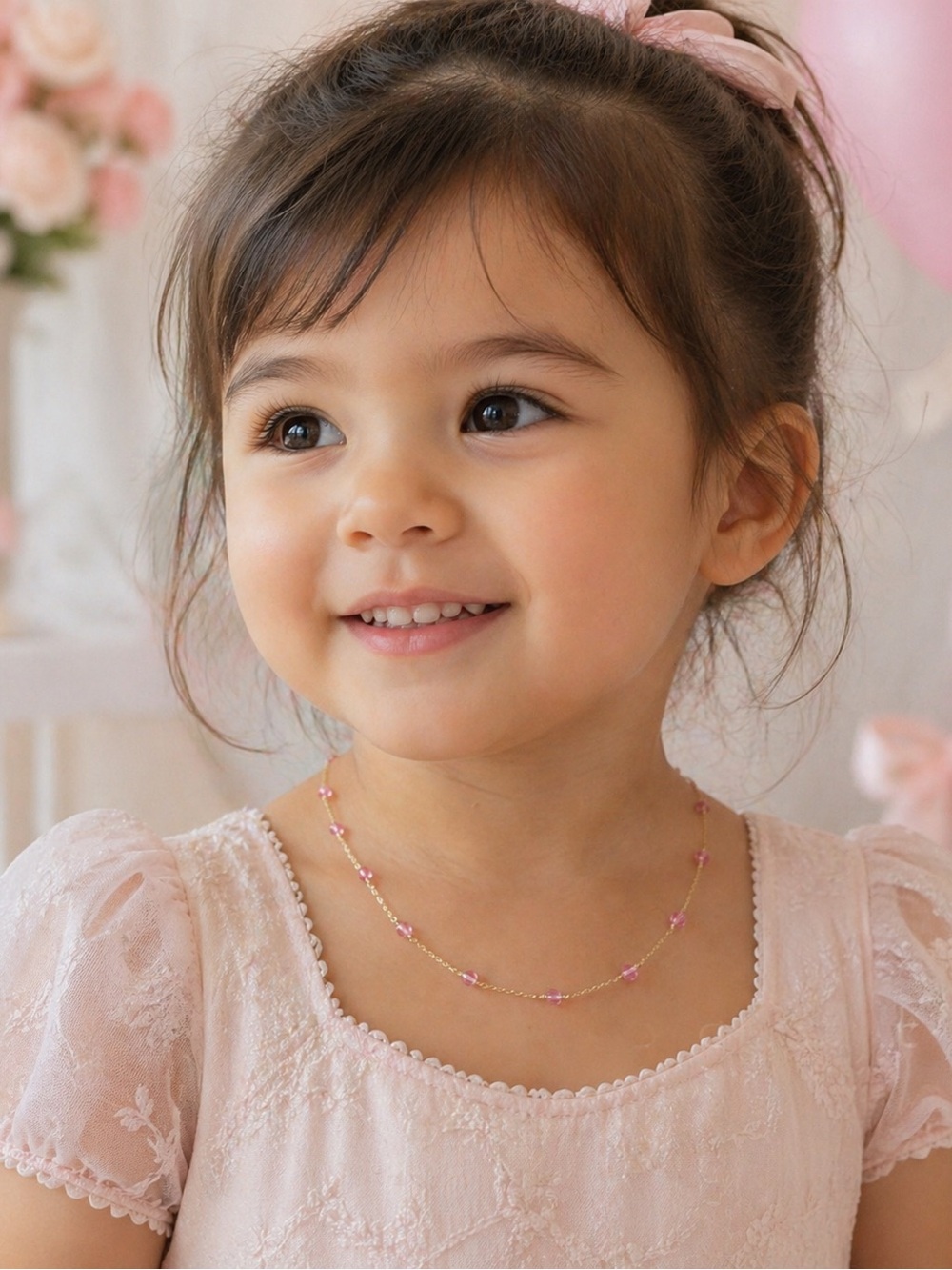 Delicate Swarovski crystal Beaded Necklace